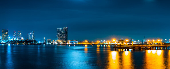 Wall Mural - San Diego, California - USA , San Diego Skyline at Night , San Diego, California, USA