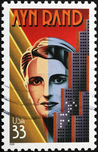 Ayn Rand On American Postage Stamp