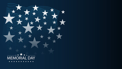 Wall Mural - Memorial day or Independence day concept