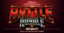 Editable Text Style Effect - Battle Royale Text Style Theme.