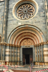 Wall Mural - The Basilica of St. Andrew is a beautiful monument of early Italian Gothic, retaining the features of the Romanesque style.    