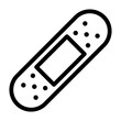 Adhesive bandage icon vector art 絆創膏アイコン