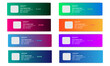 © Sanzida - Email signature template design set. Corporate mail business email signature banner