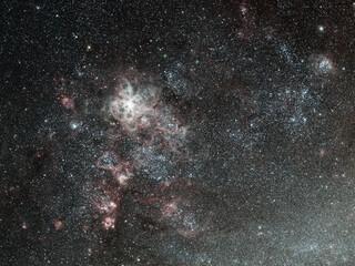 Wall Mural - the tarantula nebula (ngc2070) in the large magellanic cloud from christchurch, new zealand, june 20