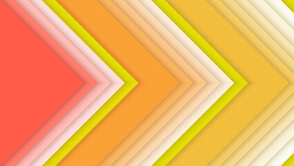 Wall Mural - Geometric pattern from shapes. Colored corners with shadow. Trendy colors. Minimalistic abstract background. Vector 3d illustration