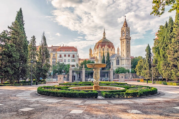 Canvas Print - Madrid city in the daytime, Spain