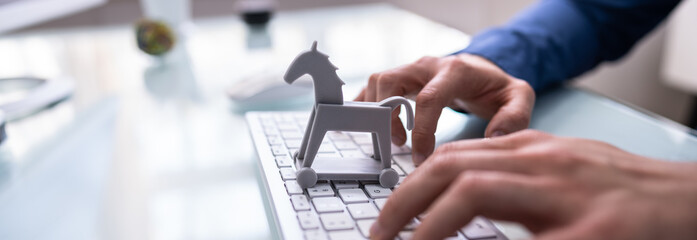 trojan horse computer virus crime attack