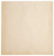 Poster - Old vintage rustic brown paper texture background on white background