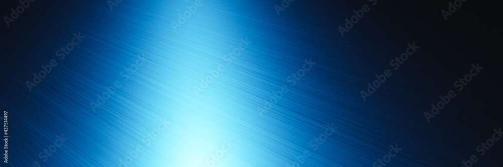 3D rendering. Blue metal texture. Dark background Stock Illustration ...
