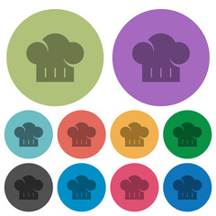 Sticker - Chef hat color darker flat icons