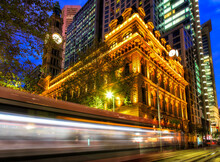 Sydney GPO Tram Blur To South