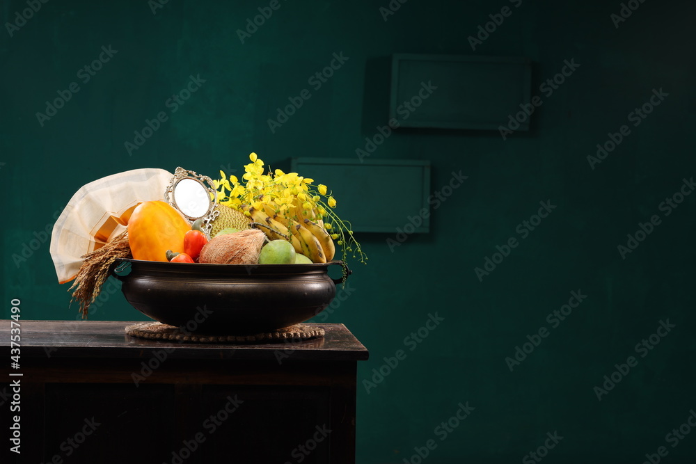 Vishukkani or Vishu sight-Kerala Festival Stock Photo | Adobe Stock