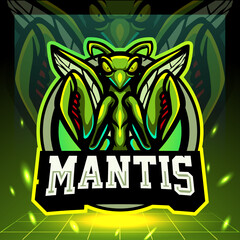 Wall Mural - Mantis mascot. esport logo design