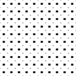 © Alexey - Square seamless background pattern from geometric shapes are different sizes and opacity. The pattern is evenly filled with black email symbols. Vector illustration on white background