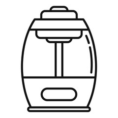 Sticker - Health diffuser icon, outline style