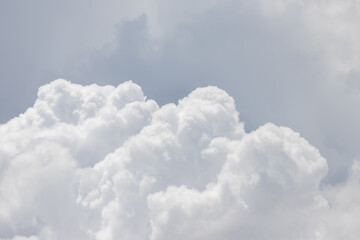 Wall Mural - white cloud background and texture.