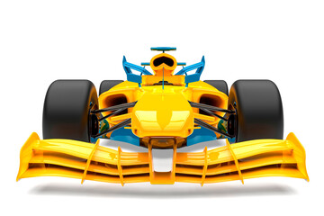 Wall Mural - racing car front view