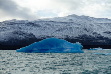 argentina, patagonia, glacier, glacier lagoon, blue world, floating ice, glacier wall, glacier tour, loneliness, cold, antractic, water, mountain, sea, landscape, sky, lake, ocean, blue, nature, mount