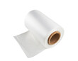 © Denis - A roll of wrapping plastic film on a white background. Polypropylene or polyethylene rolls for packaging.