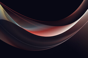 Wall Mural - wave abstract line background, mordern waves.