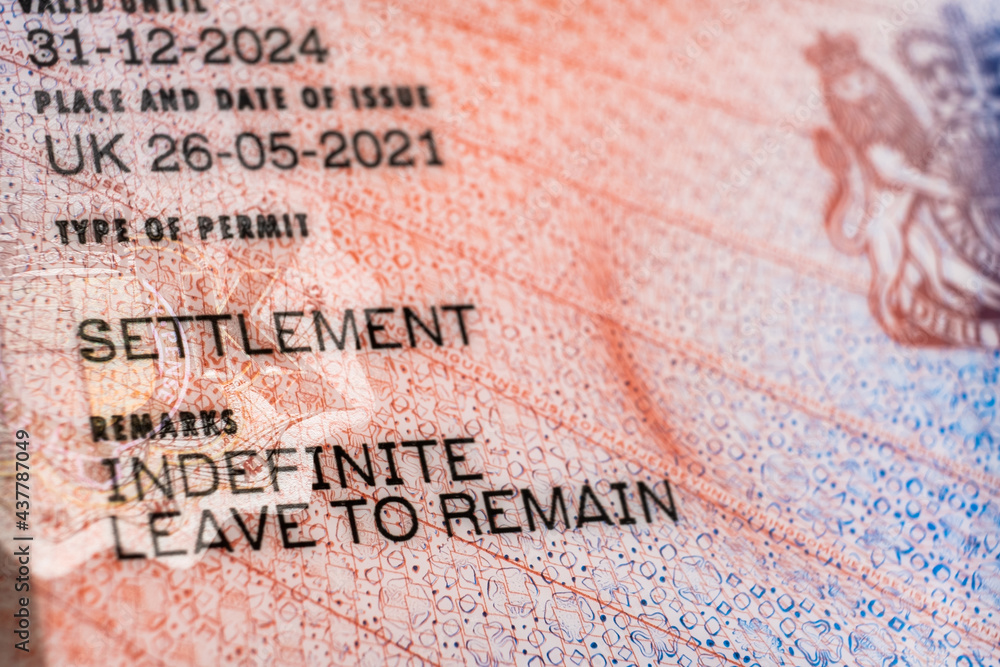 New type of biometric residence permit BRP card issued by Home Office ...