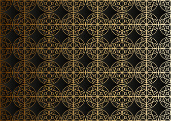 dark gold line geometric pattern