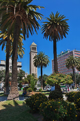 Sticker - Cathedral in the center of Valparaiso, Pacific coast, Chile