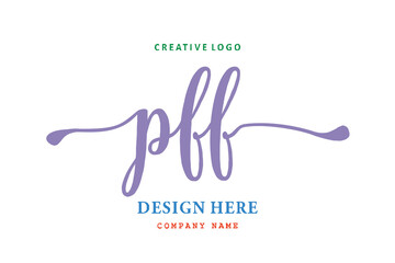 PFF lettering logo is simple, easy to understand and authoritative