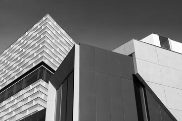 Poster - Exterior of modern architecture. Building abstract background