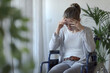 © StockPhotoPro - Depressed lonely woman in wheelchair