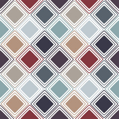 Wall Mural - Seamless Pattern. Abstract Boho Background
