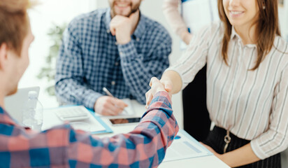 Business team meeting in the office