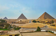 Famous Giza skyline, Egypt