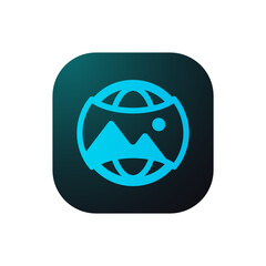 Poster - Camera Sphere - App Icon Button