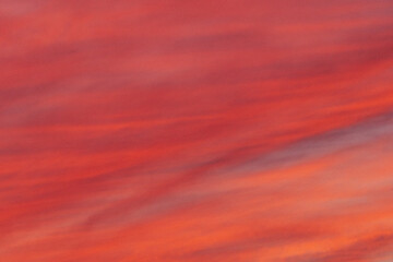 Wall Mural - Cloudscape above Lake Mjøsa in the evening.