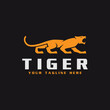 tiger logo vector design. logo template