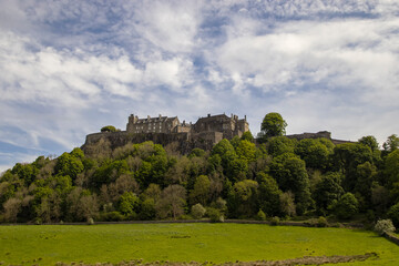 Wall Mural - Stirling Castle overlooking the city in Central Scotland, UK