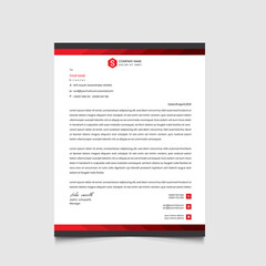 Wall Mural - letterhead roll up template design