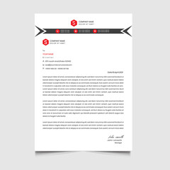 Wall Mural - letterhead roll up template design