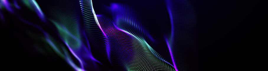 Network connecting triangles background with dots and lines. Futuristic polygonal background. Artificial intelligence. Big data technology .3d rendering.