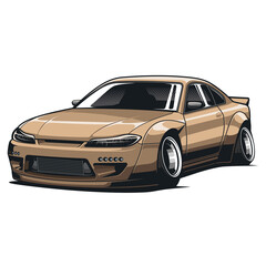 sport car jdm vector illustration