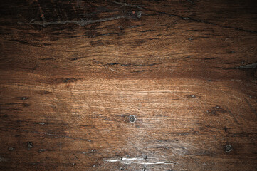 Plank wood table floor with natural pattern texture background.