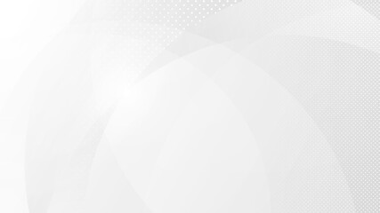 Wall Mural - White abstract background with patterns and dots.