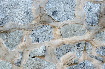 Texture of a stone wall. Stone wall as a background or texture. Part of a stone wall, for background or texture.