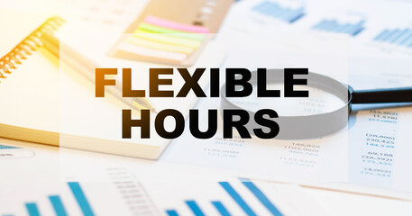 FLEXIBLE HOURS. The concept of a work schedule for a financial position.