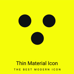 Because Mathematical Symbol minimal bright yellow material icon