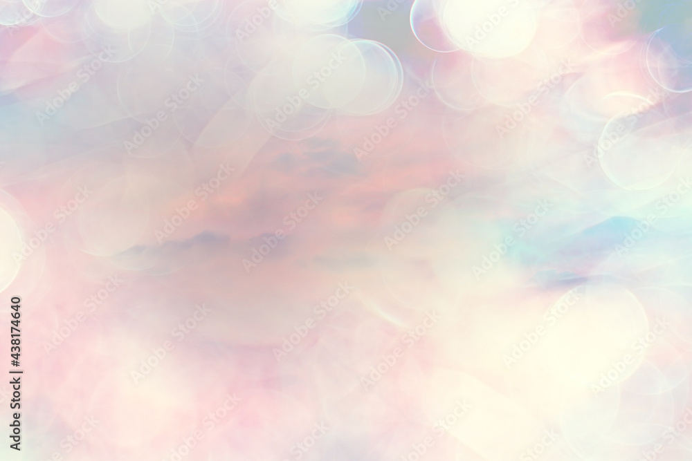 Clouds bokeh abstract bright summer wallpaper nature sky - obrazy, fototapety, plakaty 