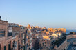 Cityscape view of Valletta in Malta during sunset