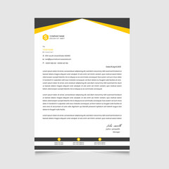 Wall Mural - letterhead template design