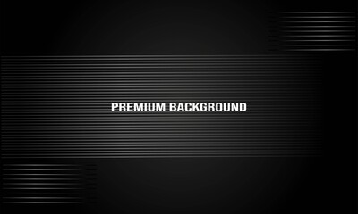 black background with elegant white outline for cards, banners, wallpapers, social media backgrounds, business cards